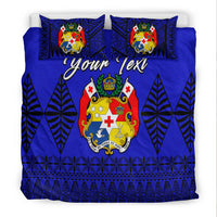 (Custom Personalised) Tonga Bedding Set Be Unique Version 06 Blue LT13 - Polynesian Pride