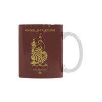 New Caledonia Passport White Mug(11OZ) - Polynesian Pride