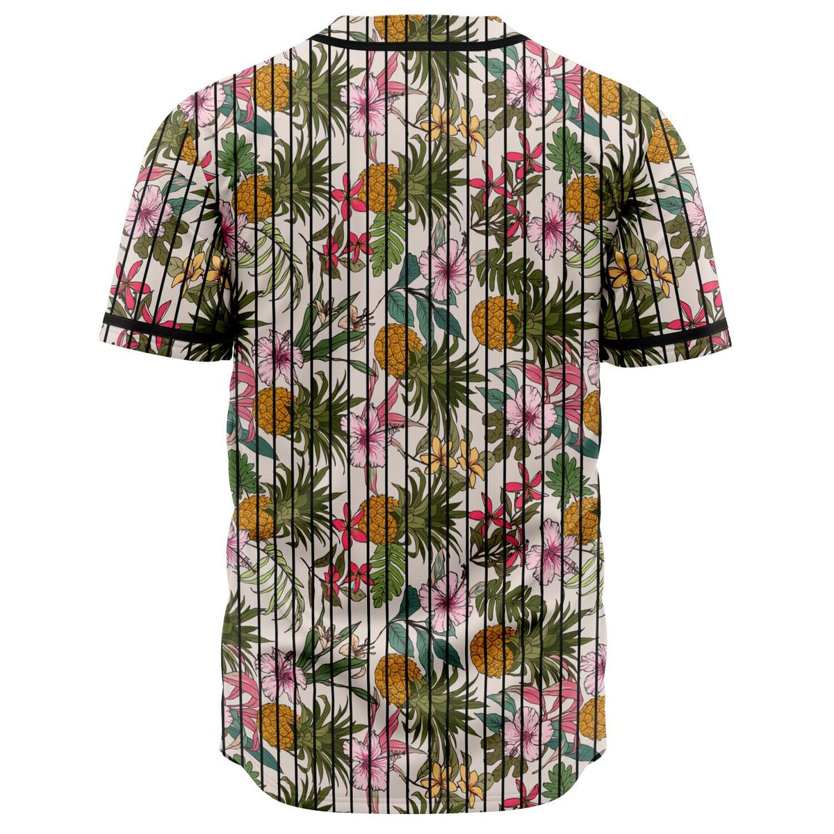 Tropical Pineaapple Baseball Jersey - Polynesian Pride