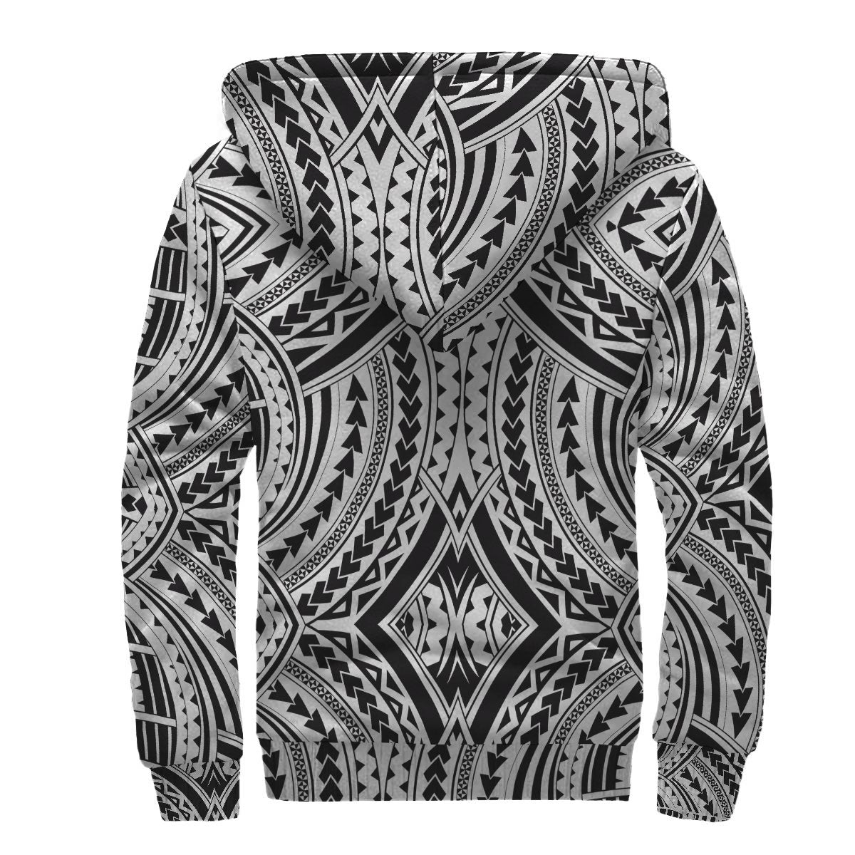 Polynesian Patterns Sherpa Hoodie 06 - Polynesian Pride