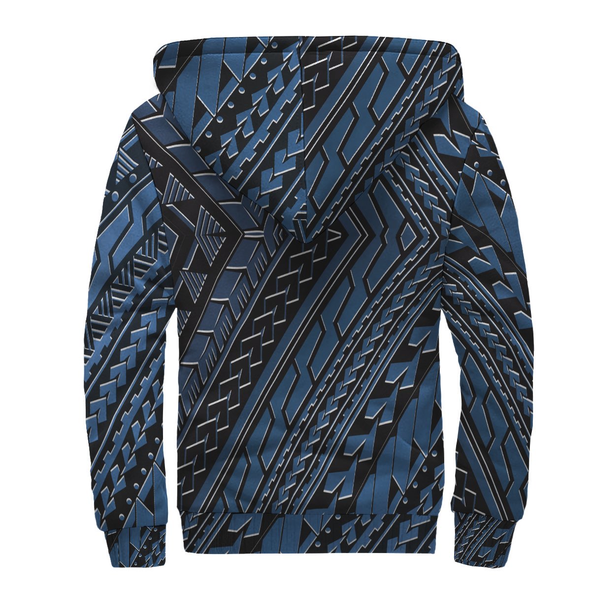 Polynesian Patterns Sherpa Hoodie 08 - Polynesian Pride