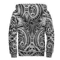 Polynesian Patterns Sherpa Hoodie 09 - Polynesian Pride