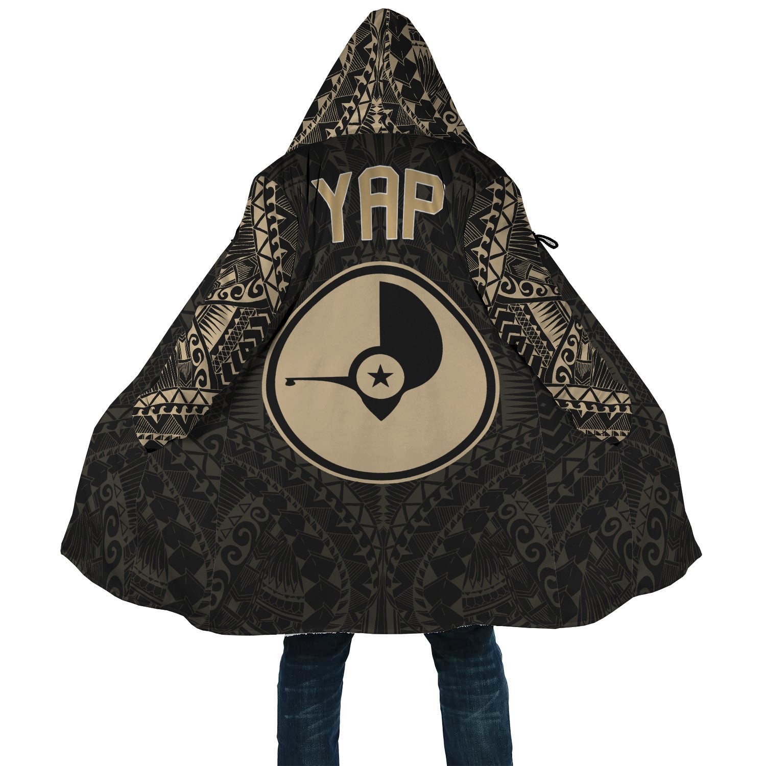 Yap All Over Print (Women/Men) Cloak A7 Unisex Unisex - Polynesian Pride