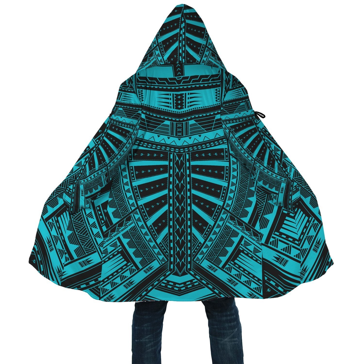 Micronesia Special Cloak 01 A7 Unisex Black - Polynesian Pride