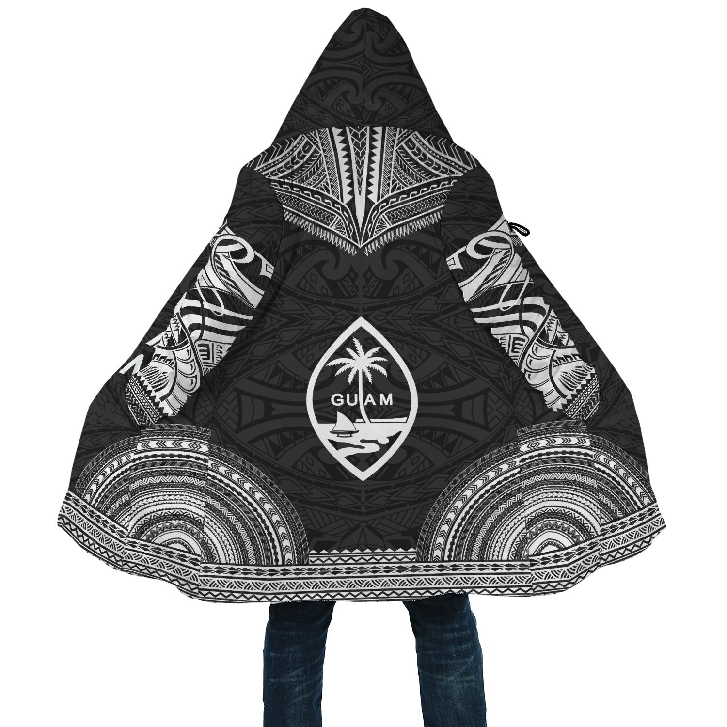 Guam Polynesian Chief Cloak - Black Version - Polynesian Pride