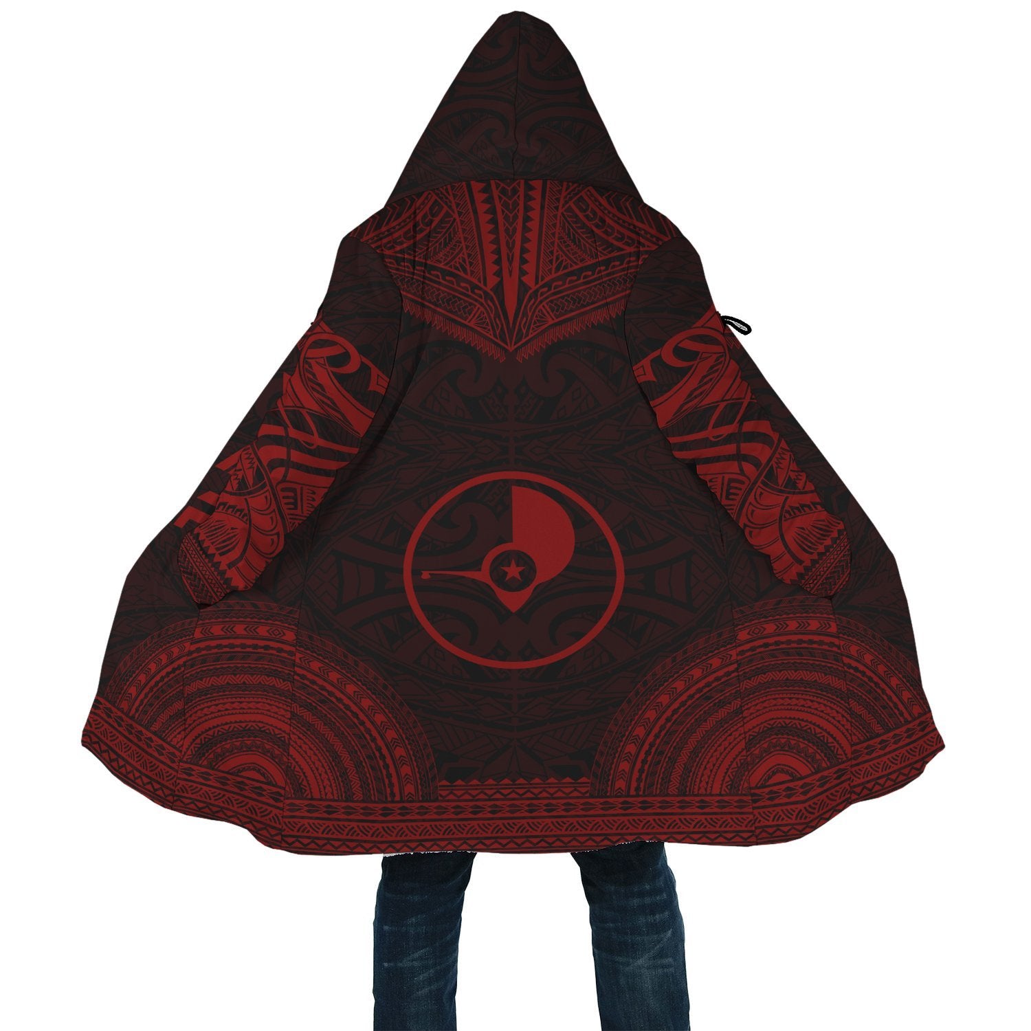 Yap Polynesian Chief Cloak - Red Version - Polynesian Pride