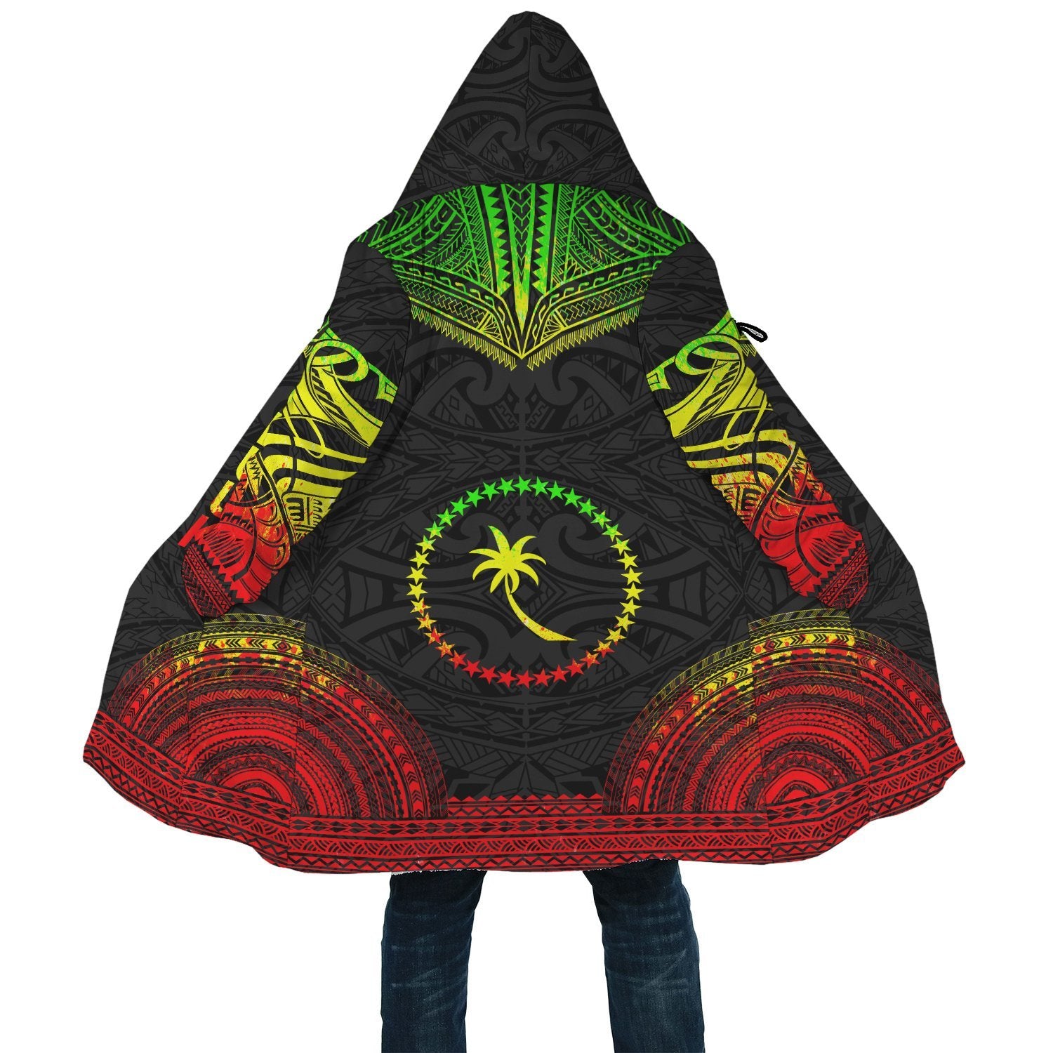 Chuuk Polynesian Chief Cloak - Reggae Version - Polynesian Pride