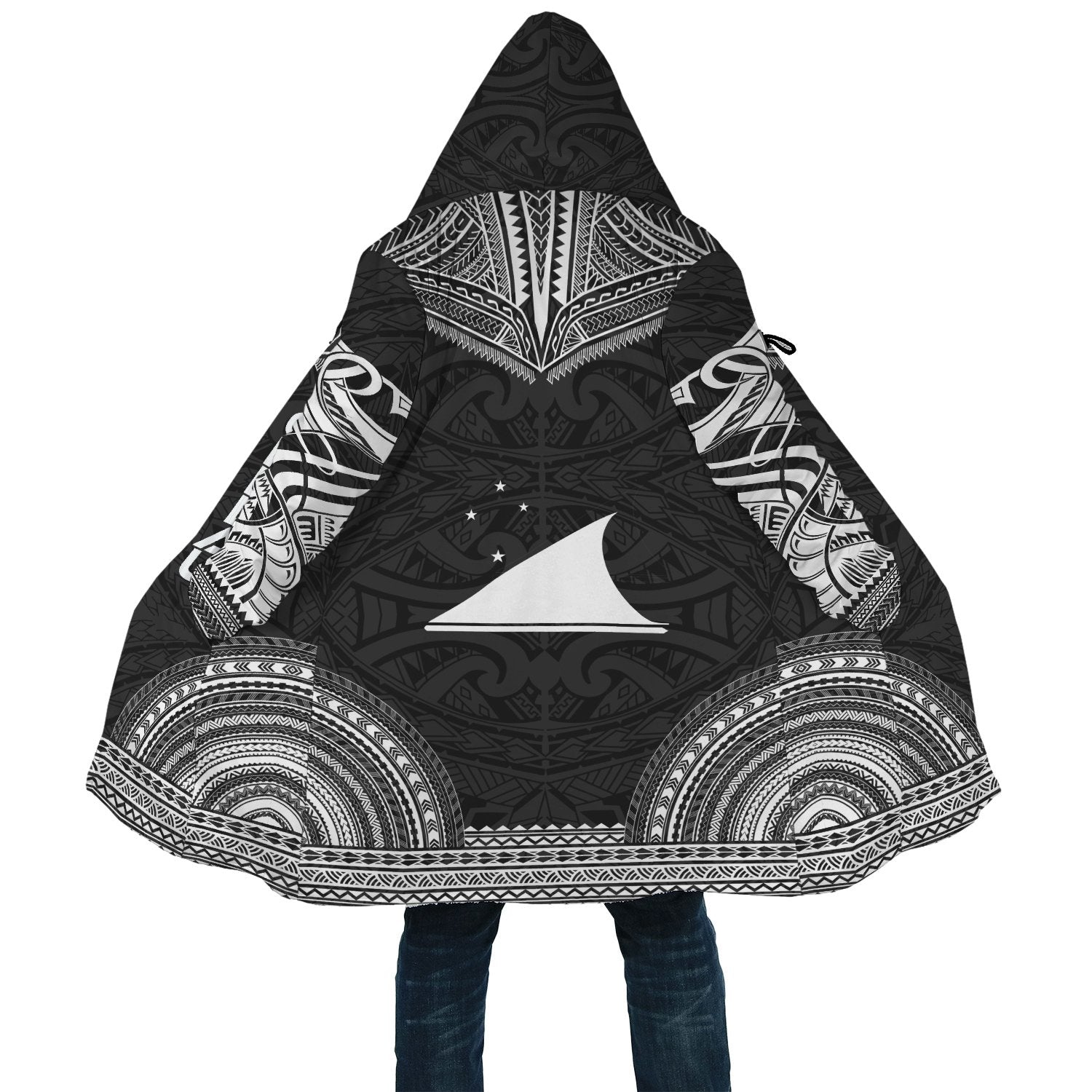 Tokelau Polynesian Chief Cloak - Black Version - Polynesian Pride