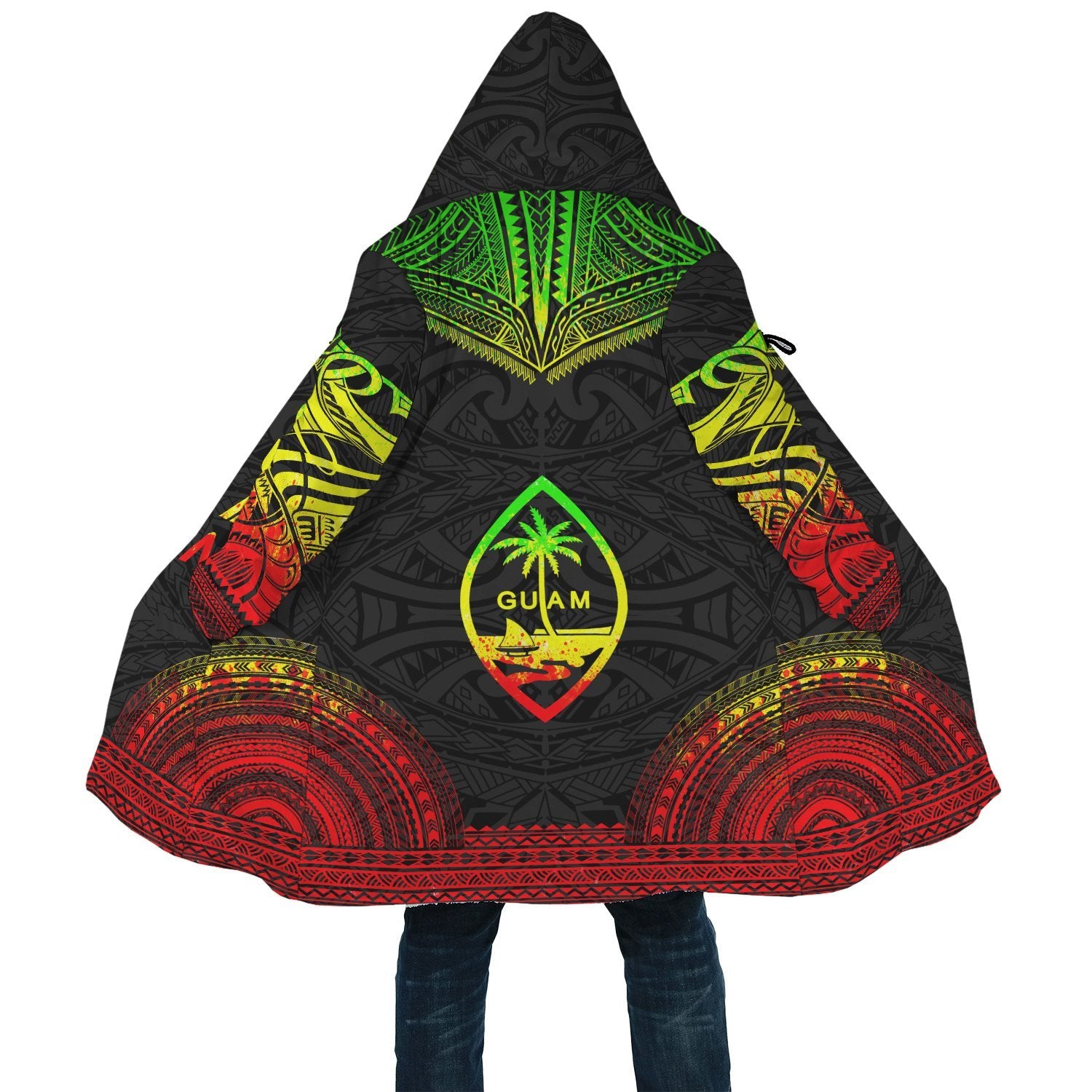 Guam Polynesian Chief Cloak - Reggae Version - Polynesian Pride