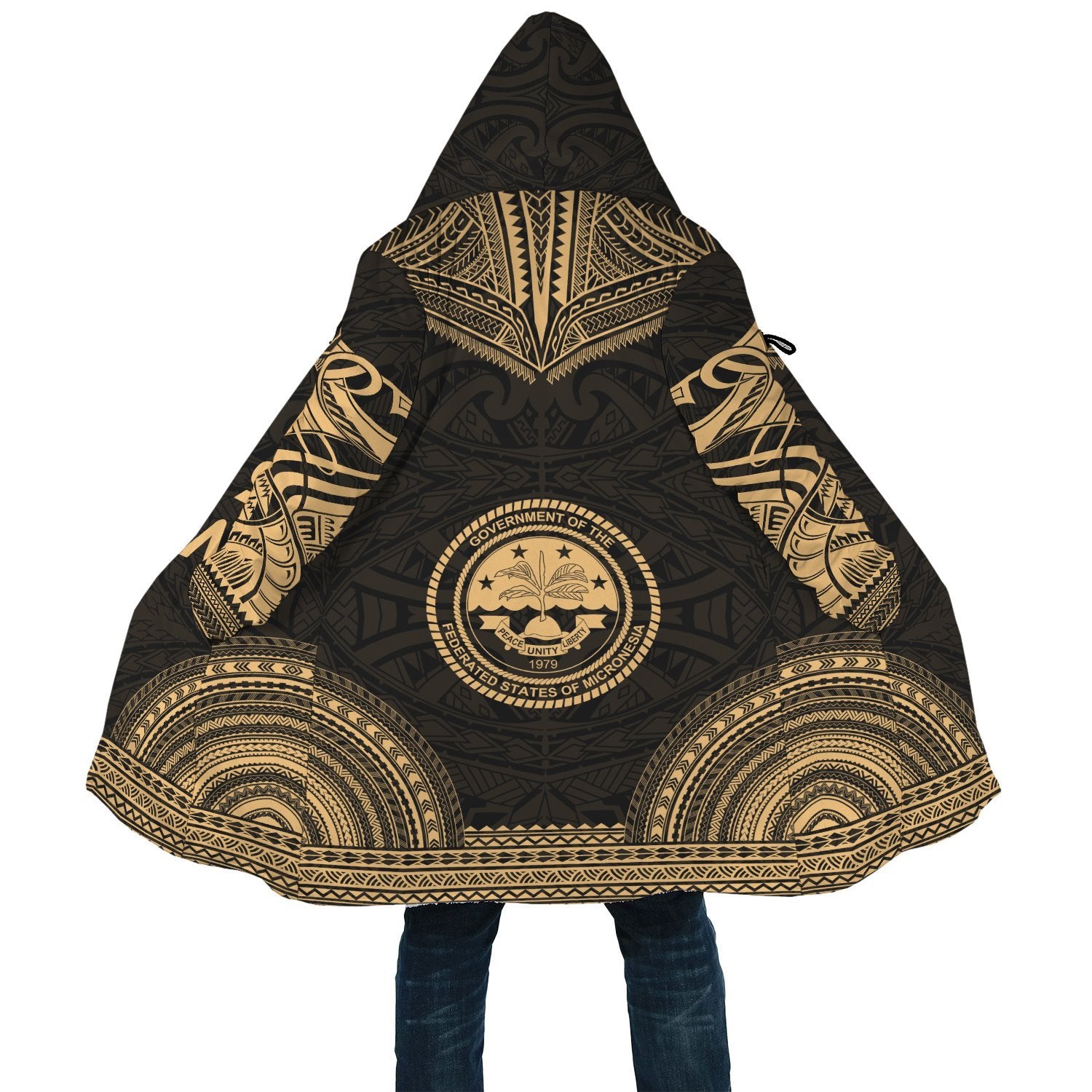 Federated States of Micronesia Polynesian Chief Cloak - Gold Version - Polynesian Pride