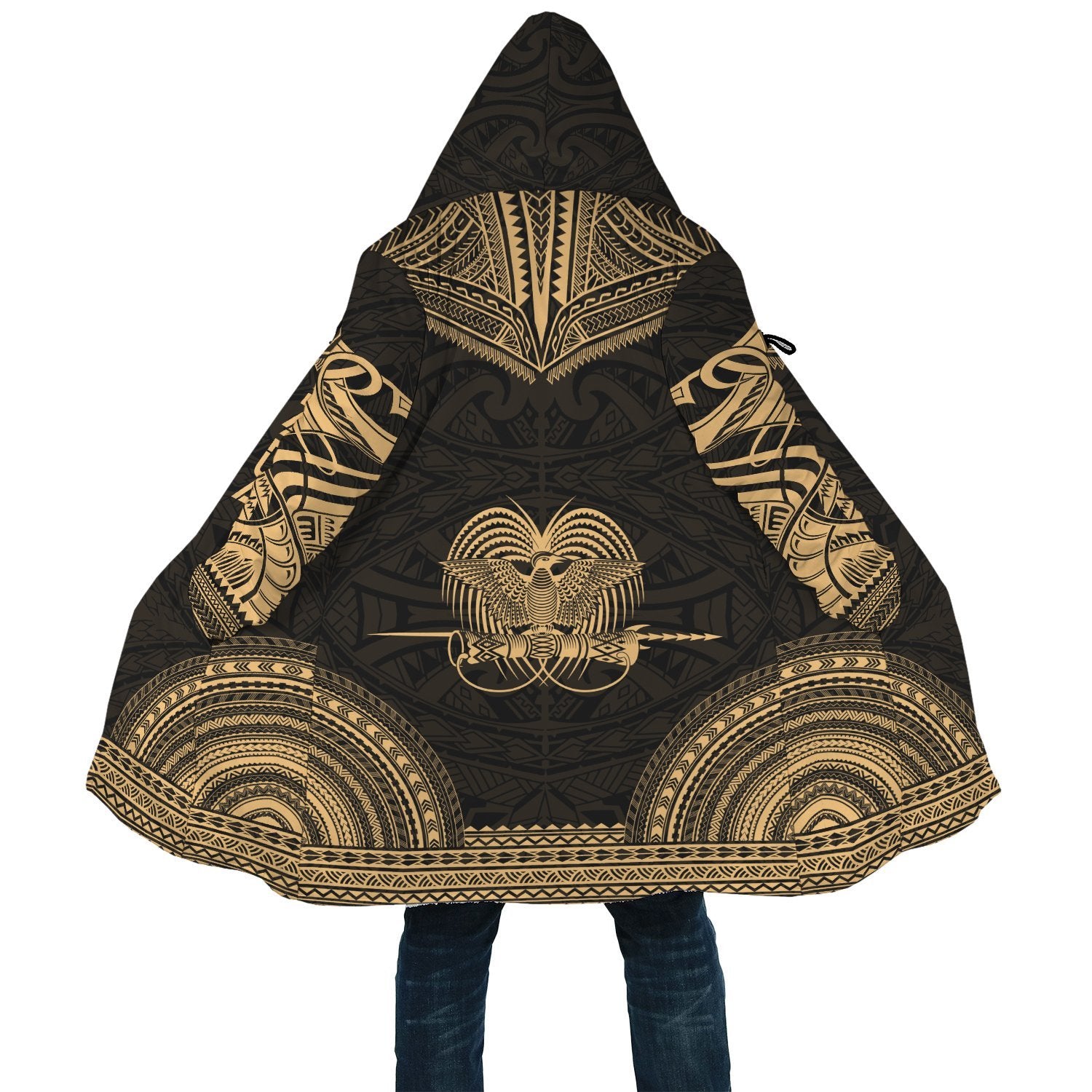 Papua New Guinea Polynesian Chief Cloak - Gold Version - Polynesian Pride