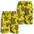 Polynesian Turtle Palm And Sea Pebbles Yellow Men's Short Men's Shorts Yellow - Polynesian Pride