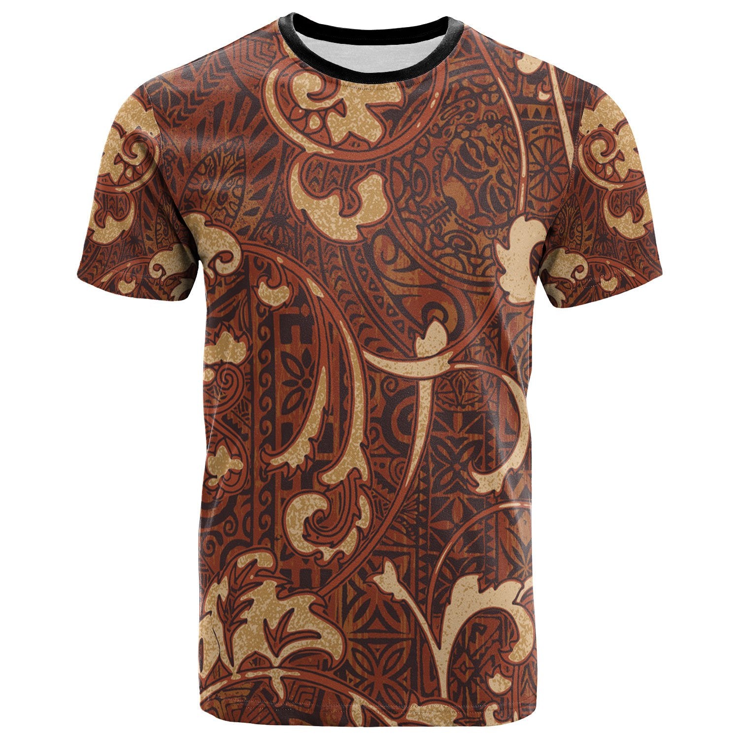 Polynesian Shirt Tribal Fabric Patchwork Style Unisex Art - Polynesian Pride