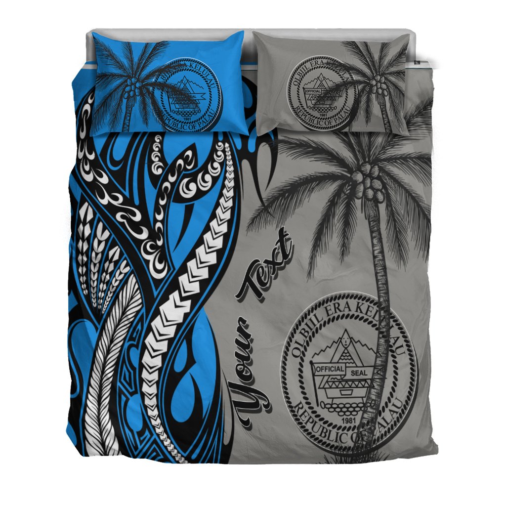 Palau Custom Personalized Bedding Set - Classical Coconut Tree - Polynesian Pride
