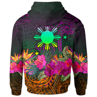 The Philippines Hoodie Summer Hibiscus - Polynesian Pride