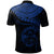 Fiji Polynesian Polo Shirt Fiji Waves (Blue) - Polynesian Pride