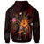 Niue Polynesian Custom Hoodie Legend of Niue (Red) - Polynesian Pride