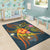 Fiji Polynesian Personalised Area Rug - Legend of Fiji (Blue) - Polynesian Pride