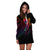 Guam Hoodie Dress - Butterfly Polynesian Style - Polynesian Pride