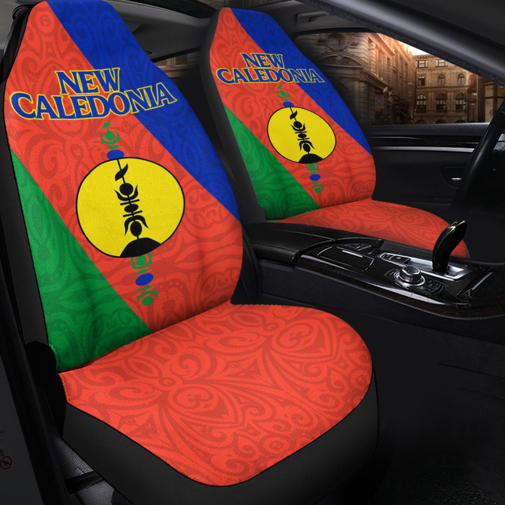 New Caledonia Car Seat Covers - Flag Style - LT12 - Polynesian Pride