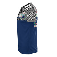 Samoa All Over T Shirt Samoa Coat Of Arms Polynesian Horizontal Style - Polynesian Pride