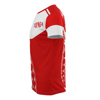 Tonga T Shirt Tonga Coat of Arms Polynesian Tattoo Sport Style - Polynesian Pride