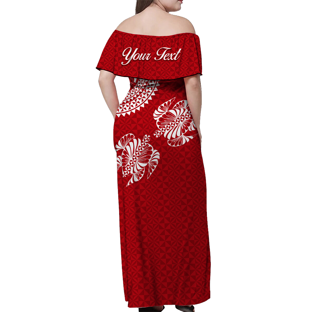 Custom Valentine Day Tonga Couple Love Matching Dress and Hawaiian Shirt Tongan Turtle LT12 - Polynesian Pride