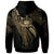 Samoa Polynesian Zip Hoodie Legend Gold Version - Polynesian Pride