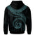 Vanuatu Polynesian Zip up Hoodie Vanuatu Waves (Turquoise) - Polynesian Pride