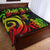 Yap Quilt Bed Set - Reggae Tentacle Turtle - Polynesian Pride