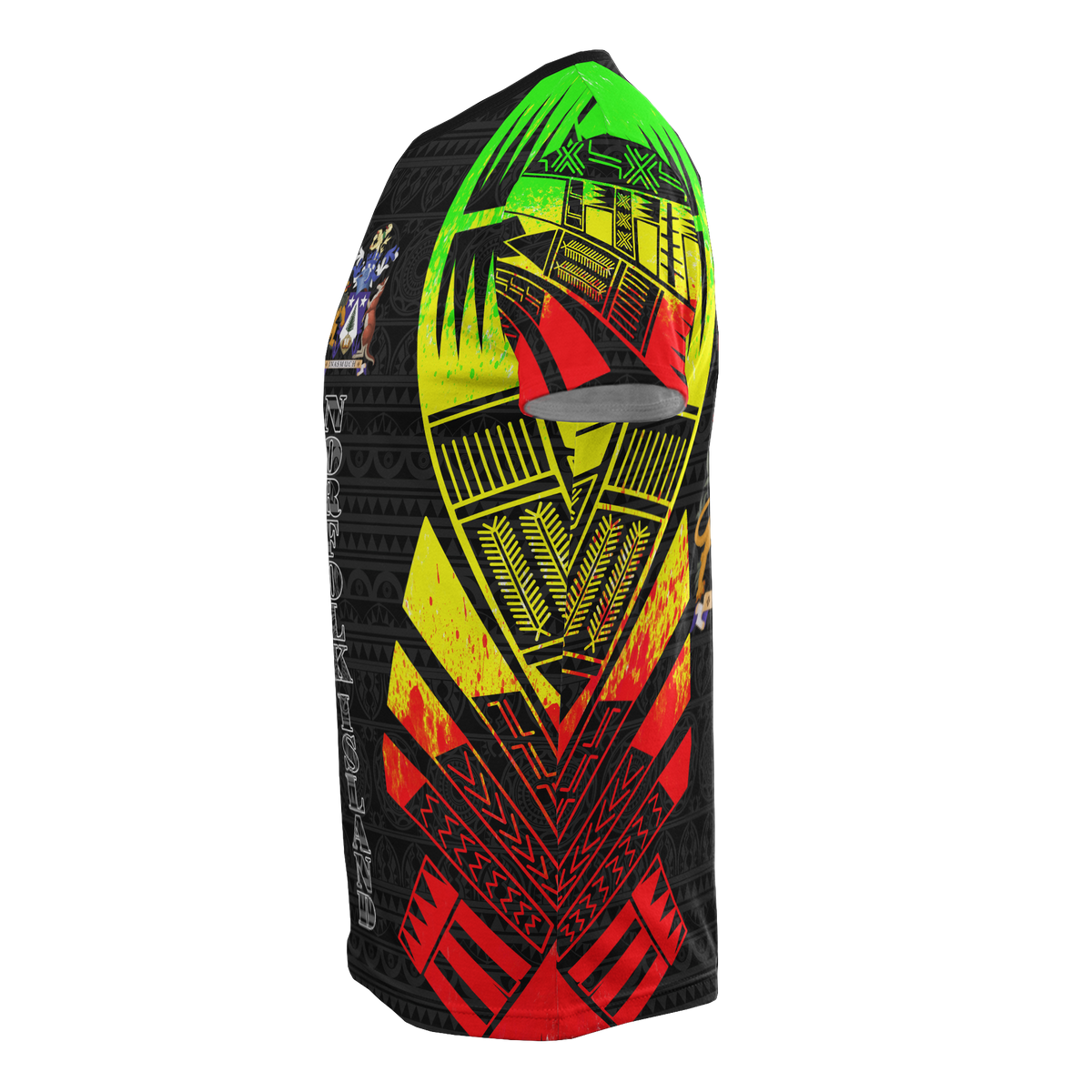 Norfolk Island T Shirt Norfolk Island Coat Of Arms Polynesian Tattoo Reggae Style - Polynesian Pride