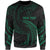 Chuuk Polynesian Custom Personalised Sweater - Green Tribal Wave Unisex Green - Polynesian Pride