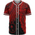 Chuuk Polynesian Custom Personalised Baseball Shirt - Tribal Wave Tattoo Red Unisex Red - Polynesian Pride