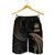 Samoa Polynesian Men's Short - Gold Tribal Wave - Polynesian Pride