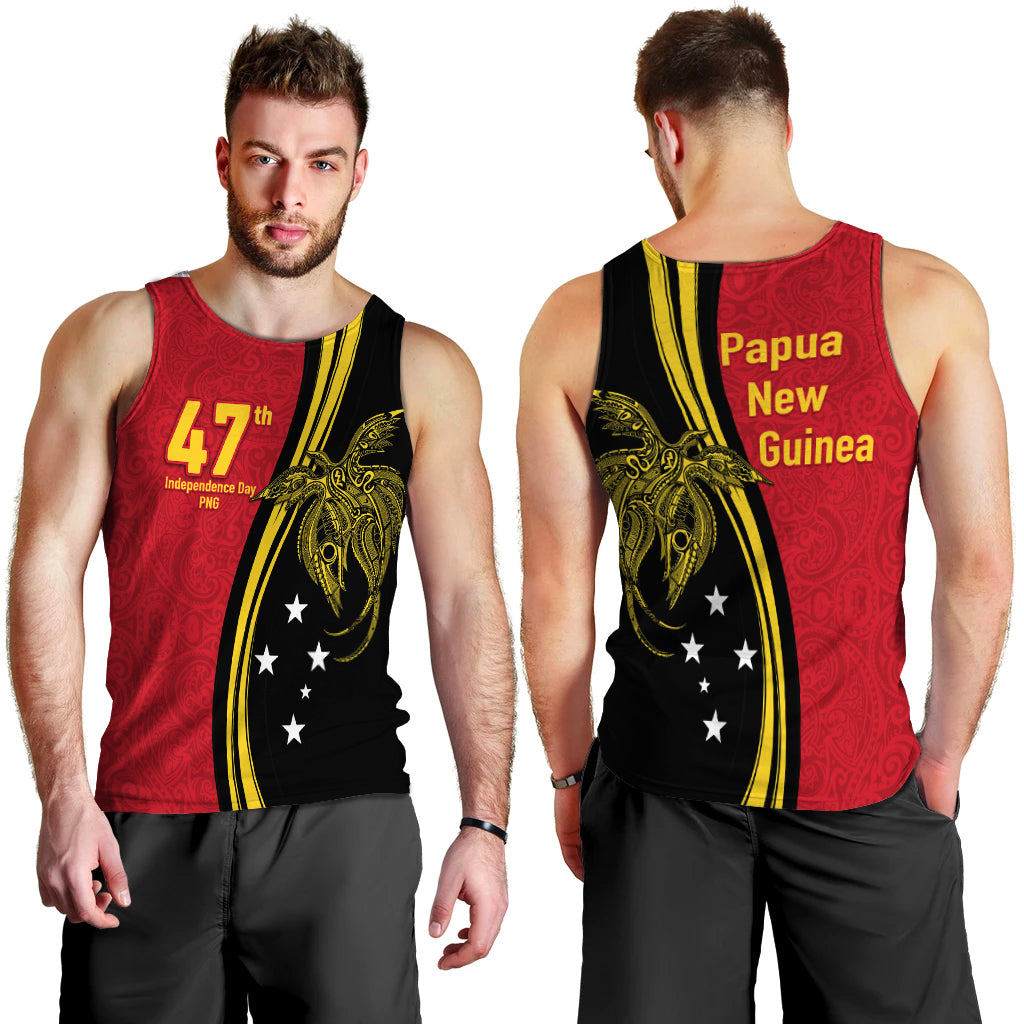 Papua New Guinea Independence Anniversary Polynesian Tribal Men Tank Top - LT12 - Polynesian Pride