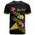 Tokelau Polynesian Custom T Shirt Plumeria Tribal Unisex Black - Polynesian Pride