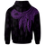 American Samoa Custom Hoodie Polynesian Wings (Purple) - Polynesian Pride