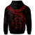 Papua New Guinea Polynesian Hoodie Papua New Guinea Waves (Red) - Polynesian Pride