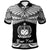 Samoa Custom Polo Shirt Polynesian Tattoo White Version Unisex White - Polynesian Pride