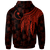 Chuuk Custom Hoodie Polynesian Wings (Red) - Polynesian Pride