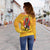 American Samoa Custom Personalised Women's Off Shoulder Sweater - Pago Pago Aeto (Ver 2) - Polynesian Pride