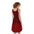 Polynesian Red Midi Dress LT9 - Polynesian Pride