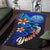 Tahiti Custom Personalised Area Rug - Vintage Tribal Mountain - Polynesian Pride