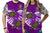 Custom American Samoa Couple Turtles T Shirt Polynesian Valentine HUSBand and WIFE Tie Dye Purple LT13 - Polynesian Pride