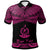 Vanuatu Custom Polo Shirt Polynesian Tattoo Pink Version Unisex Pink - Polynesian Pride