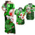 Custom Hawaiian Tribal Hammerhead Shark Tattoo Matching Hawaiian Shirt and Dress with Polynesian Hibiscus Green LT6 Art - Polynesian Pride