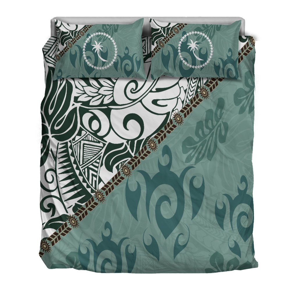 Chuuk Bedding Set - Leaves And Turtles - Polynesian Pride