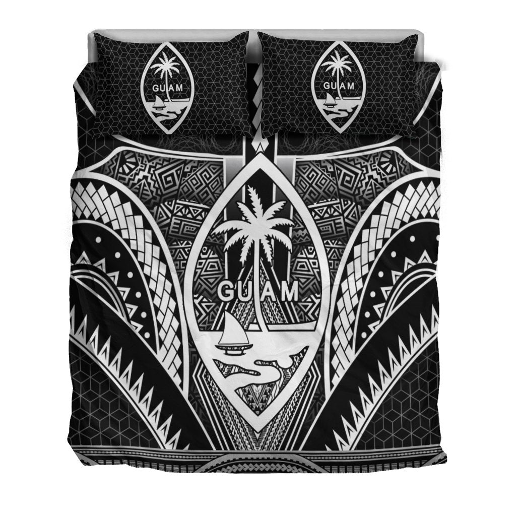 Polynesian Bedding Set - Guam Symbols With Poly Patterns - Polynesian Pride