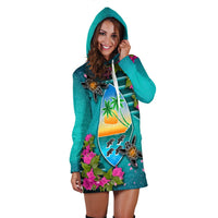 Guam Polynesian Hoodie Dress - Couple of Turtles - Polynesian Pride