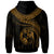 Tonga Polynesian Custom Hoodie Tonga Waves (Golden) - Polynesian Pride